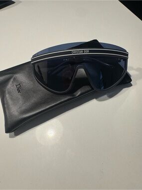 Dior Men’s Dark Blue Shield Swim Goggles